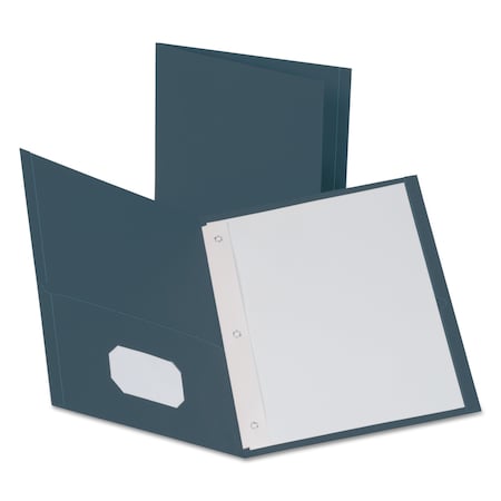 Oxford Two Pocket Folder, 3Fastener, PK25, Width: 2.37" 57738